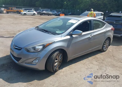 2015 Hyundai Elantra Se z USA, uszkodzony, nr VIN 5NPDH4AE8FH557603